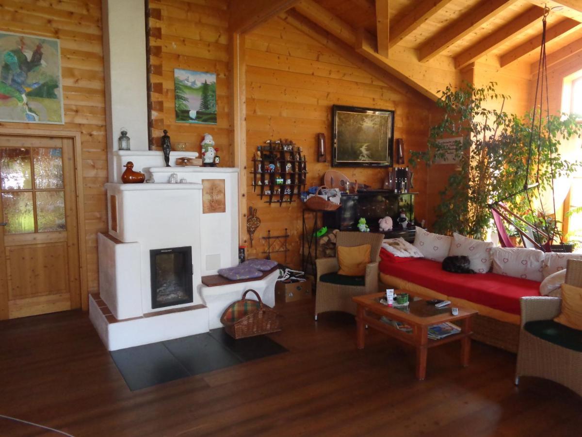 Barrierefreies Zimmer Im Blockhaus Mit Sauna Am See Soyen 外观 照片